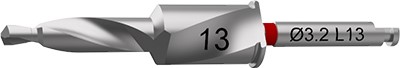 Сверло 2,5/3,2, глубина сверления 13 мм GS 1332