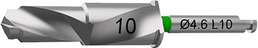 Сверло 3,85/4,6, глубина сверления 10 мм GS 1046