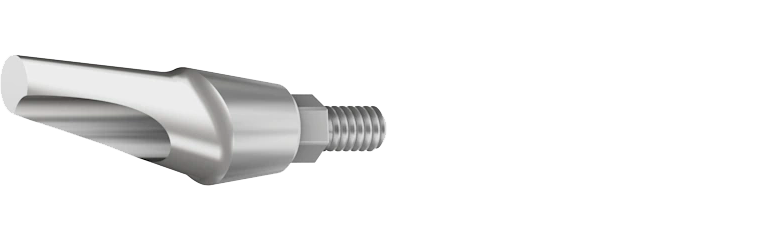 Эстетический угловой титановый абатмент,3 мм 15° RS-4119